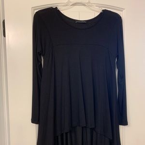 ZARA black baby doll long sleeve, so soft, sz M